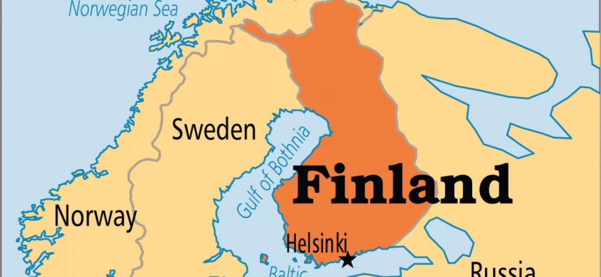 Карта Хельсинки, Финляндия